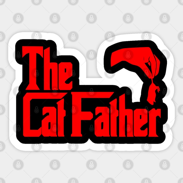 The CatFather Sticker by VisionDesigner